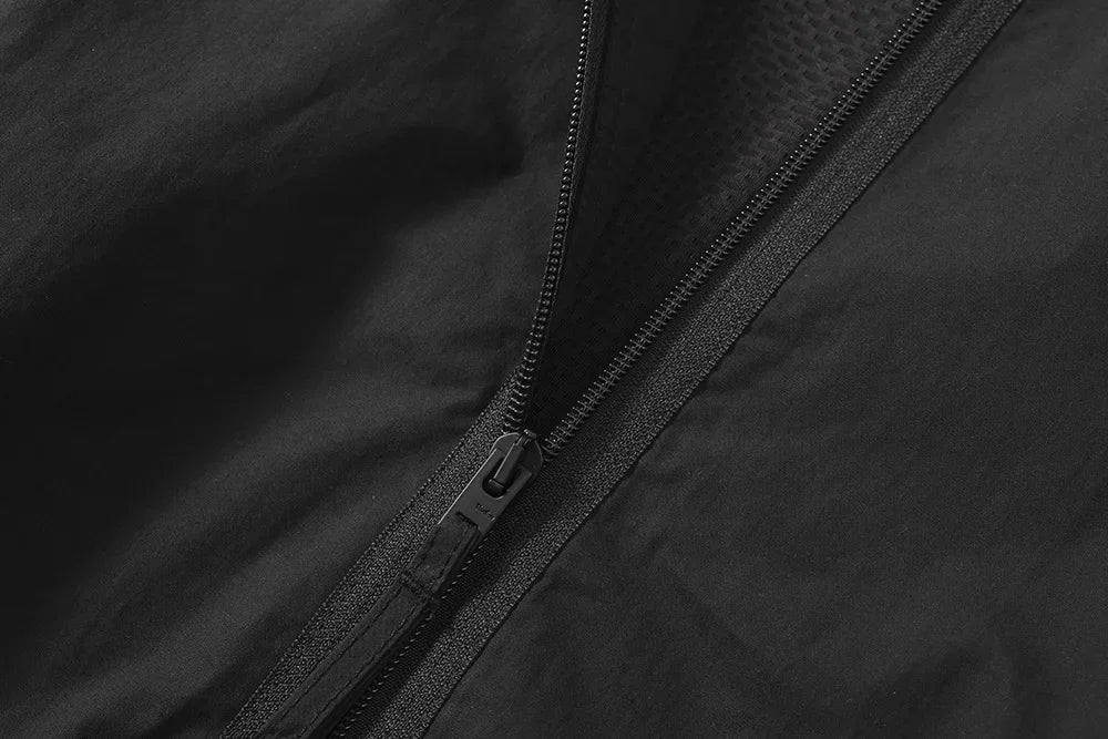 Signature Tunica Men's Loose Fit Streetwear Embroidery Stand Collar Coat Jacket