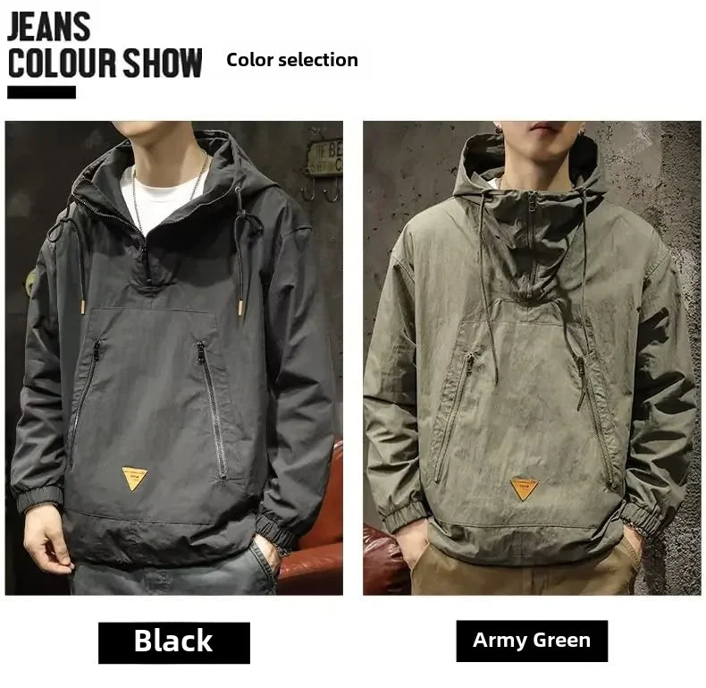 Signature Tunica Men's Style Half-Zip Hooded Outdoor Workwear Jacket