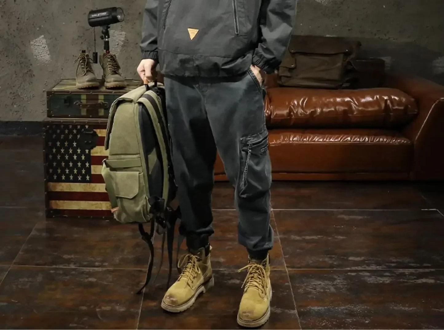 Signature Tunica Men's Style Half-Zip Hooded Outdoor Workwear Jacket