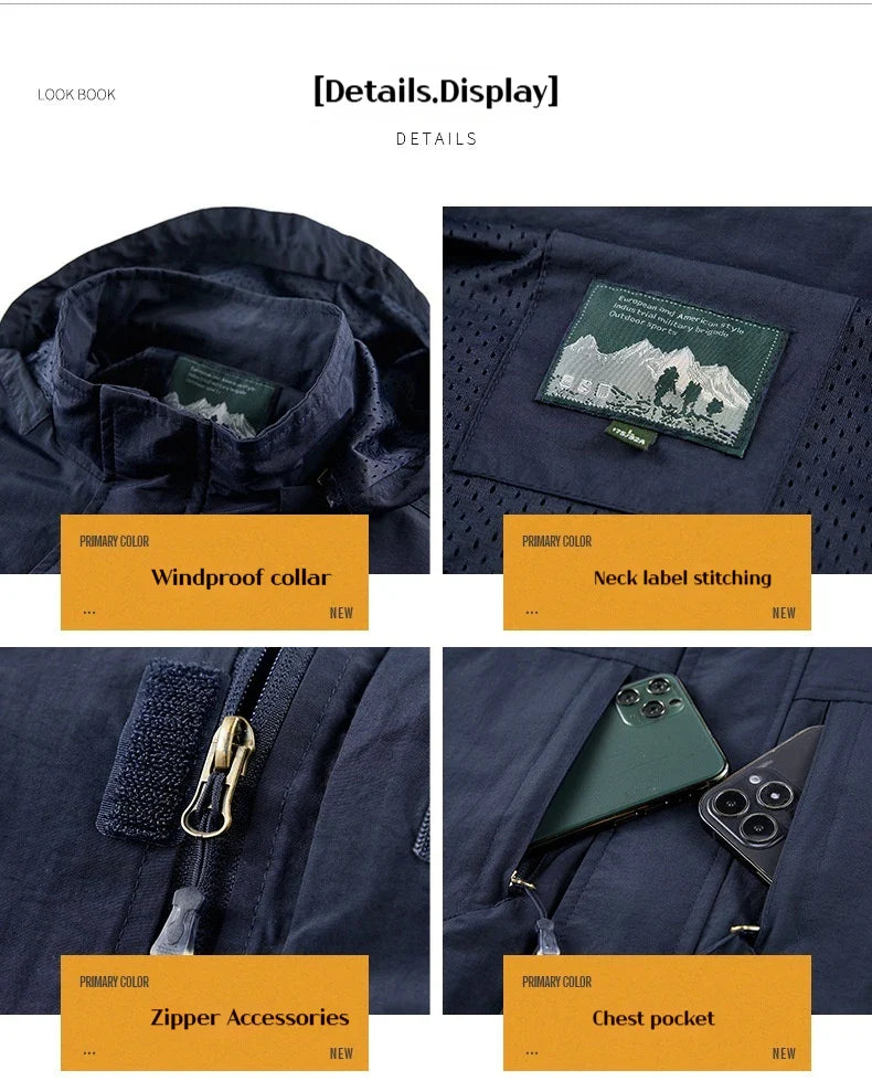 Signature Tunica Men's Waterproof Windbreaker & Autumn Workwear & Fishing Jacket