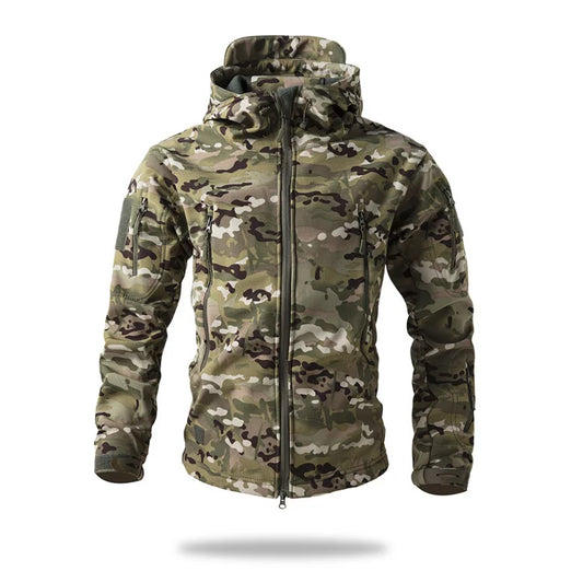 Signature Tunica Tactical Jacket Waterproof Fleece Hooded Camping Jacket